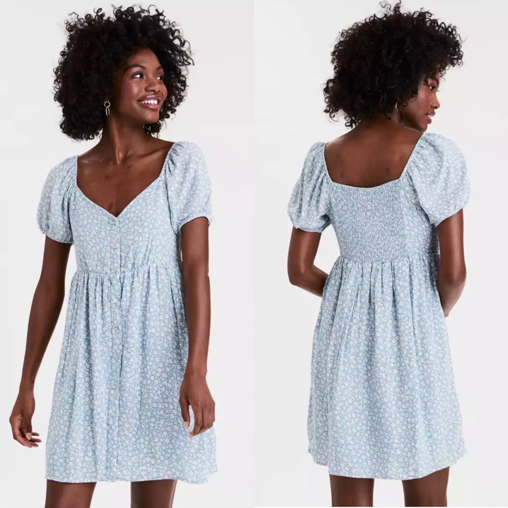 NWT American Eagle Ditsy Babydoll Dress